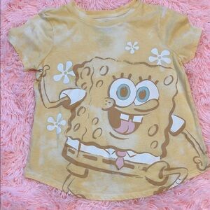 SpongeBob SquarePants Tie-Dye Yellow Tee